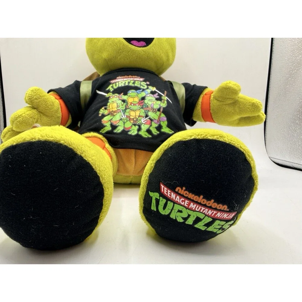 Build A Bear Michelangelo Teenage Mutant Ninja Turtles 2023 w/ Shell & Shirt